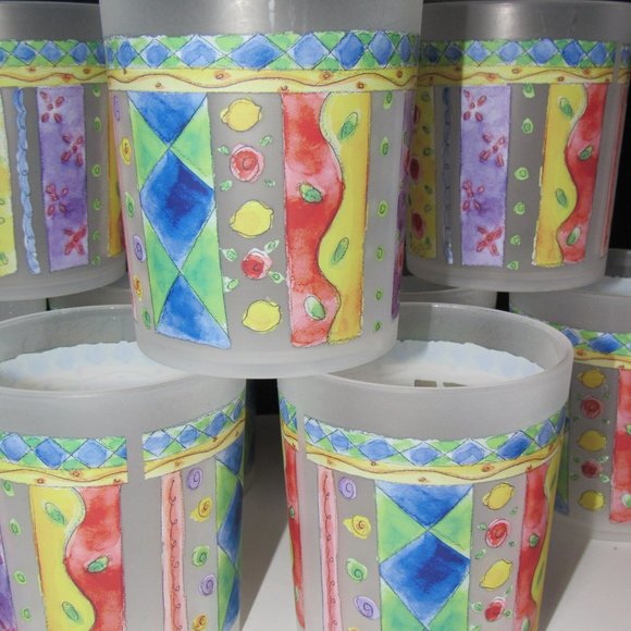 PRECIDIO MELAMINE 12 OZ. DRINKING GLASSES. MULTICOLOURED. - Picture 2 of 5